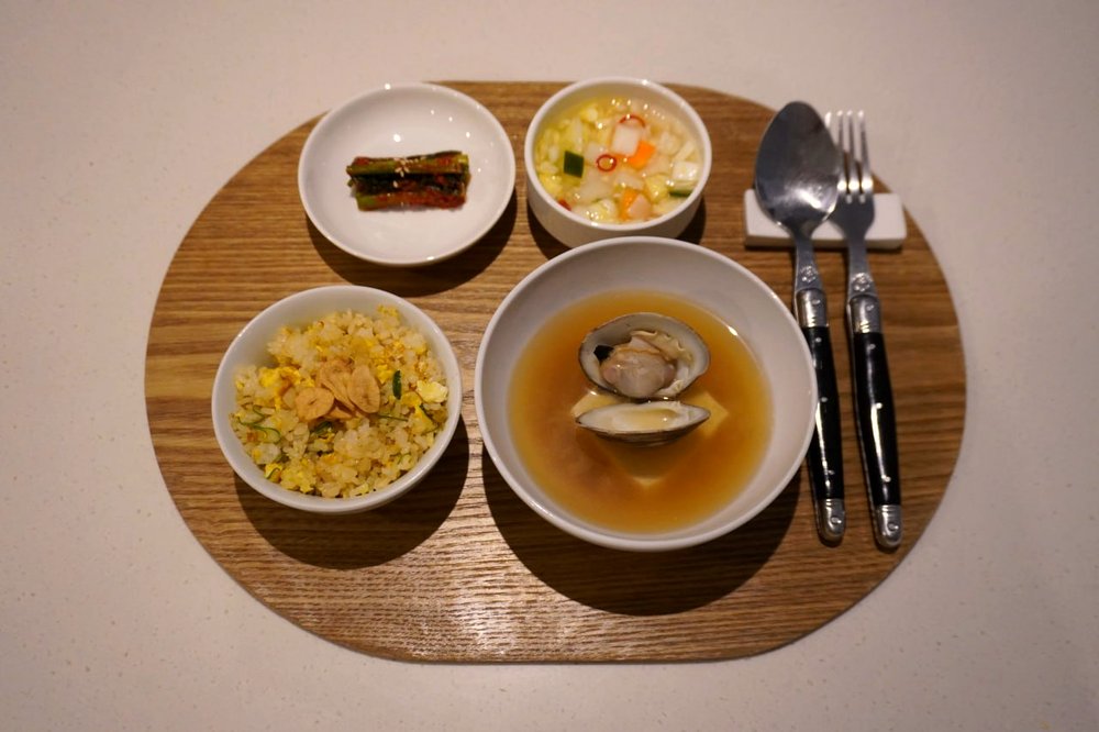 Aged-kimchi teppan fried rice