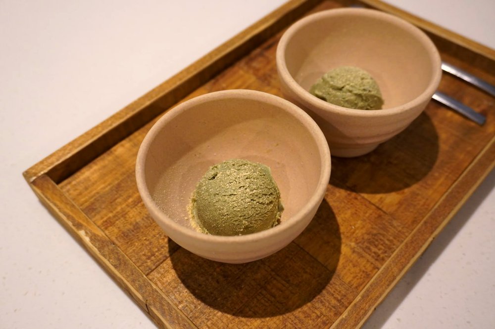 Mugwort and sea-salt ice cream